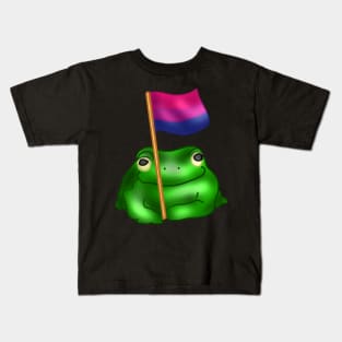 Bisexual LGBTQ Frog Kids T-Shirt